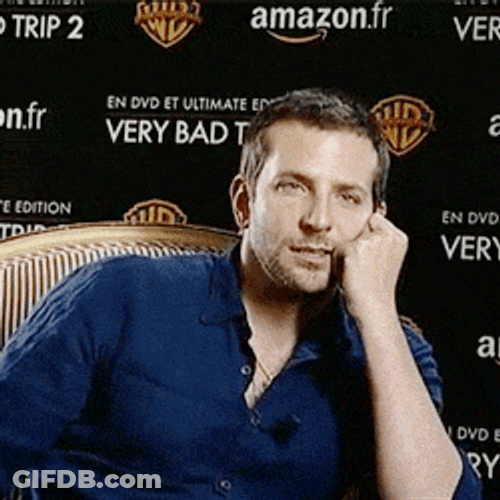 Bradley Cooper Interview Cute Laugh GIF