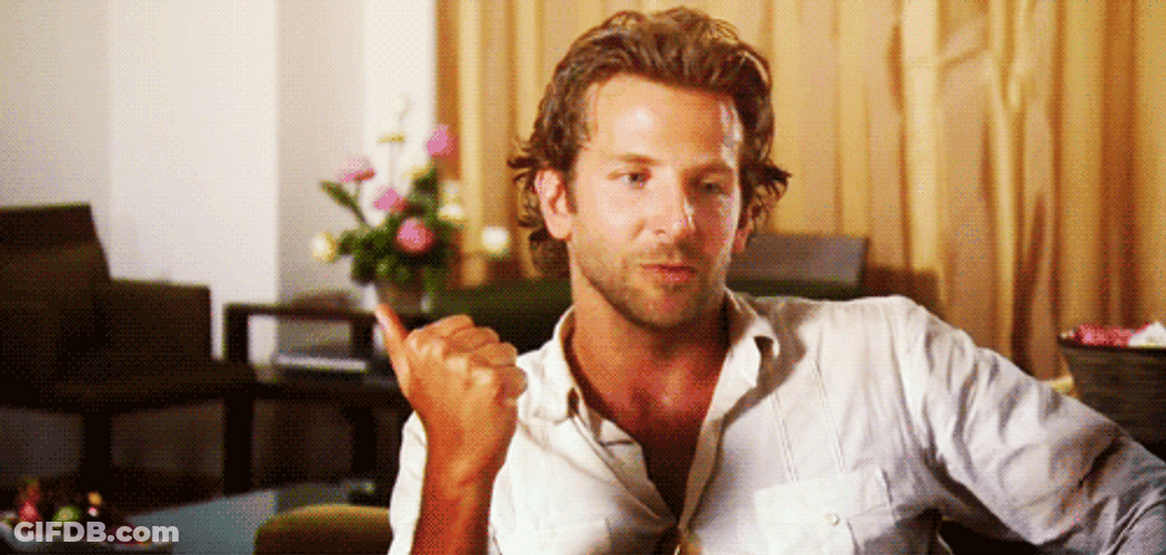 Bradley Cooper Interview Hangover II GIF
