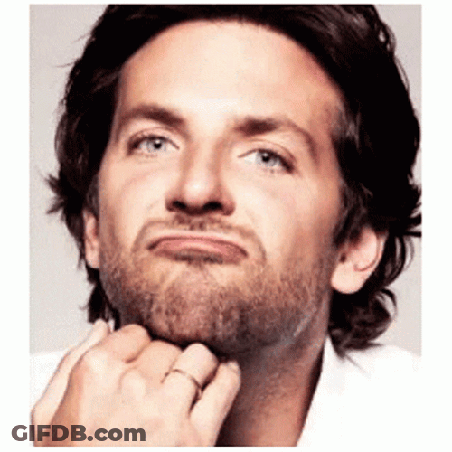 Bradley Cooper Making Funny Faces GIF