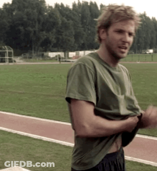 Bradley Cooper Shirt Off Alias GIF
