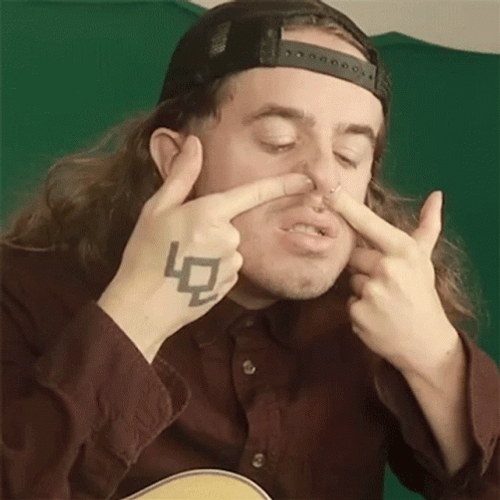 Bradley Hall Itchy Nose GIF