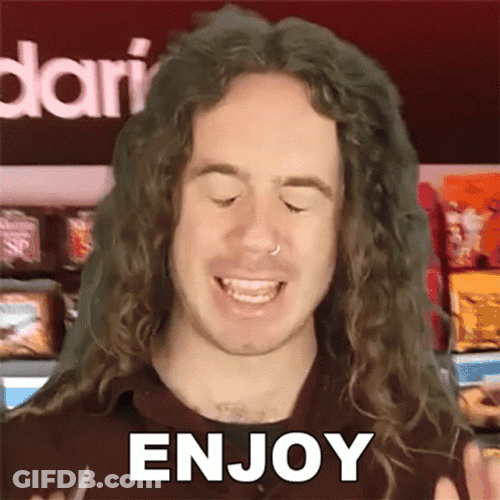 Bradley Hall Saying Enjoy GIF