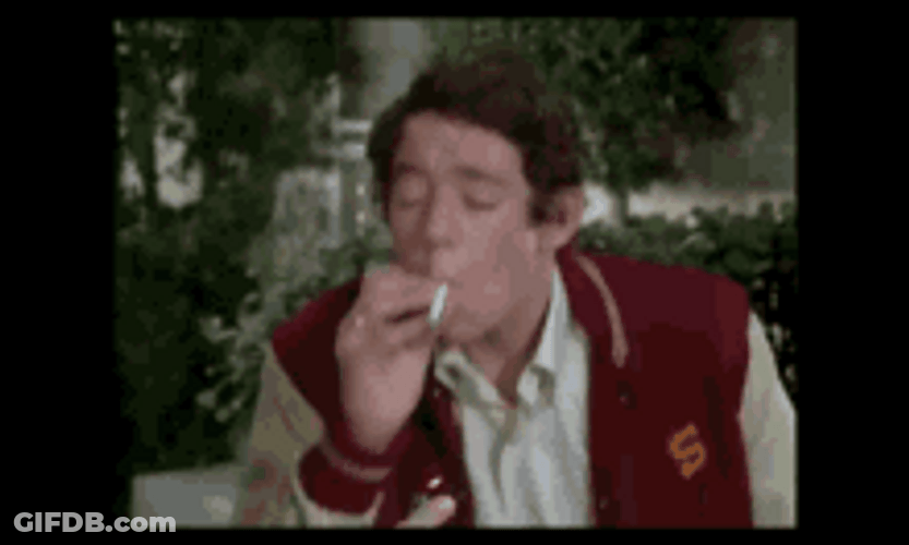 Brady Bunch Coughing And Smoking GIF