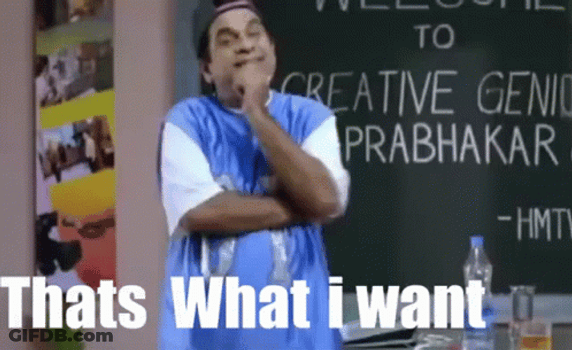 Brahmanandam I Want That GIF
