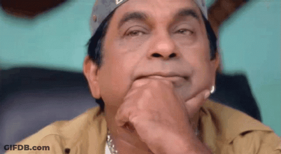 Brahmanandam Thinking Hmm GIF