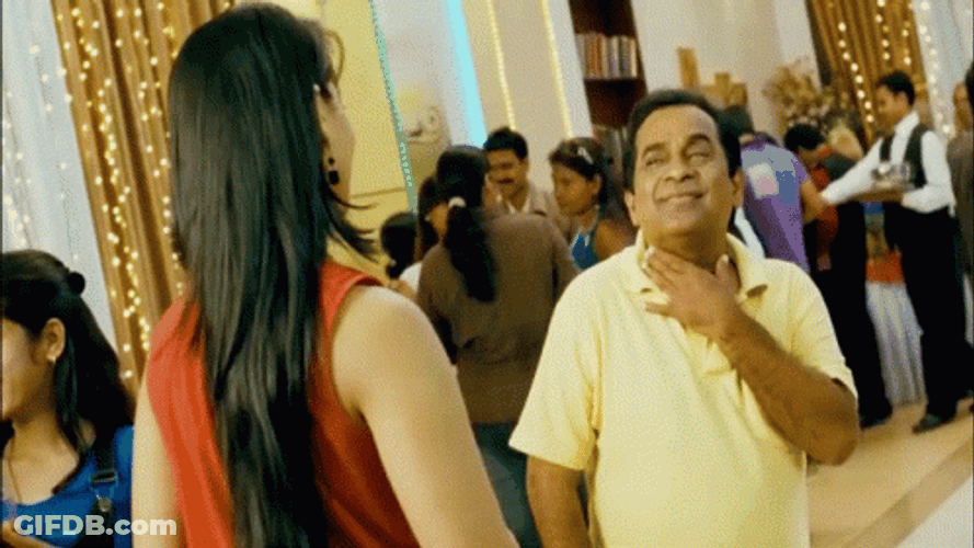 Brahmi Fake Choke Shocked GIF