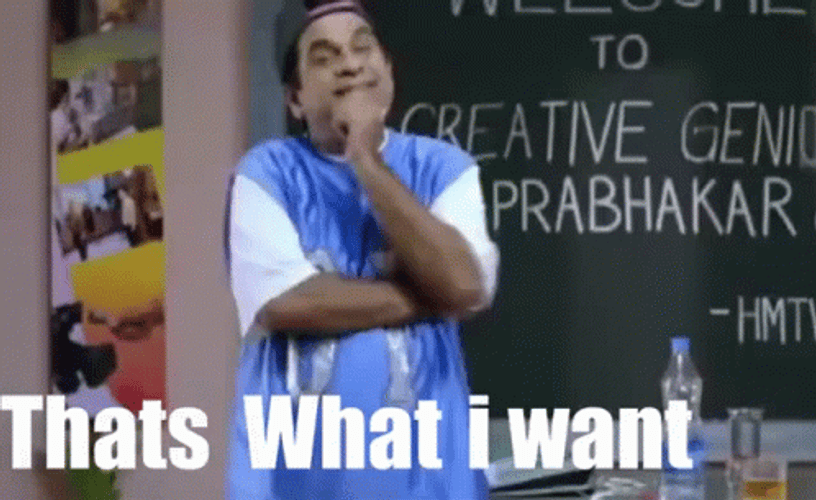 Brahmi That's What I Want GIF