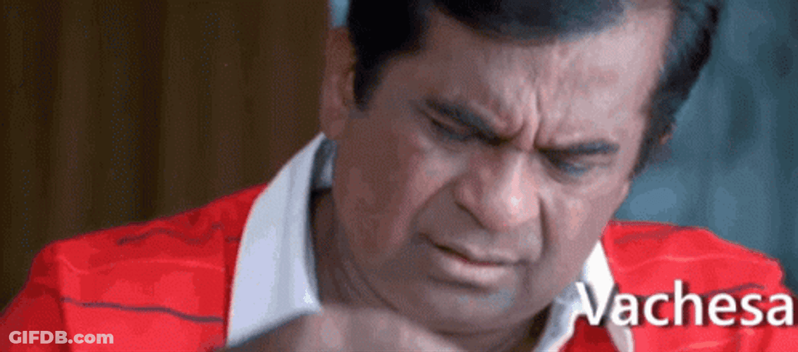 Brahmi Vachesadu Eating GIF