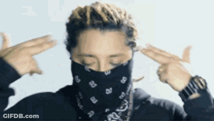 Braided Hair Guy Gun To Head GIF
