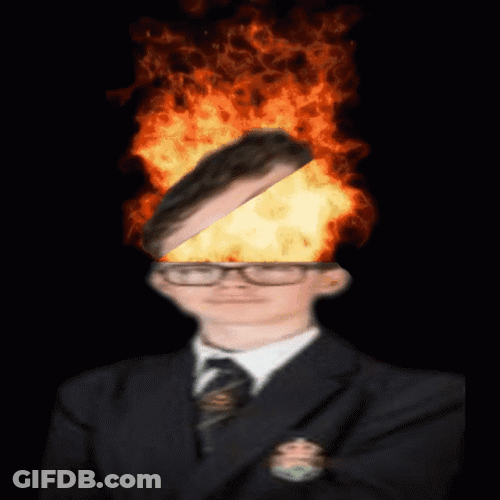 Brain Blast Man Wearing Black Suit GIF