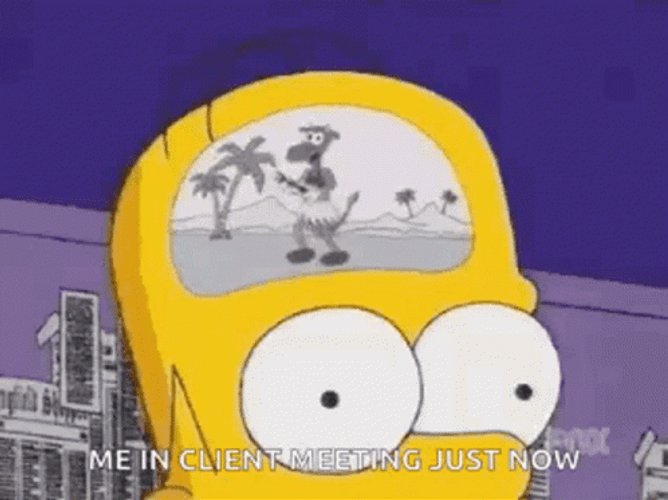 Brain Dancing While In Meeting GIF