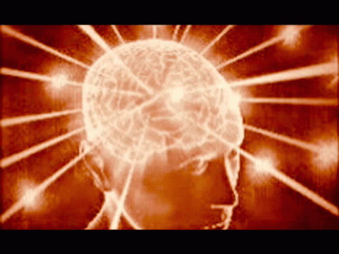 Brain Giving Different Aura GIF