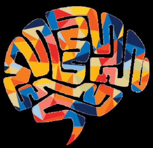 Brain Thinking Art GIF