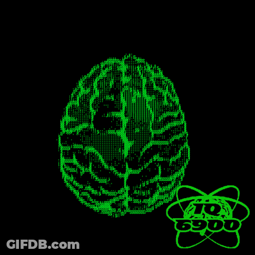 Brain With Numbers 6900 GIF