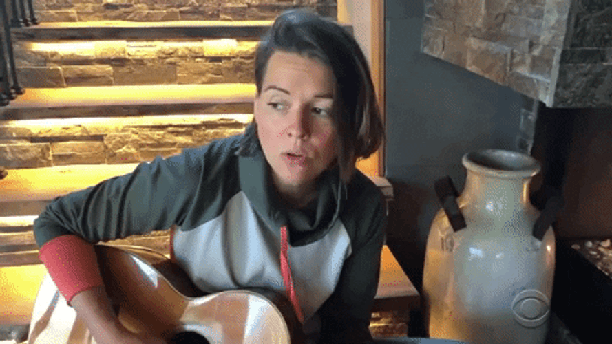 Brandi Carlile Jamming Calmly GIF