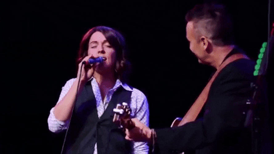 Brandi Carlile Perform With Mike McCready GIF