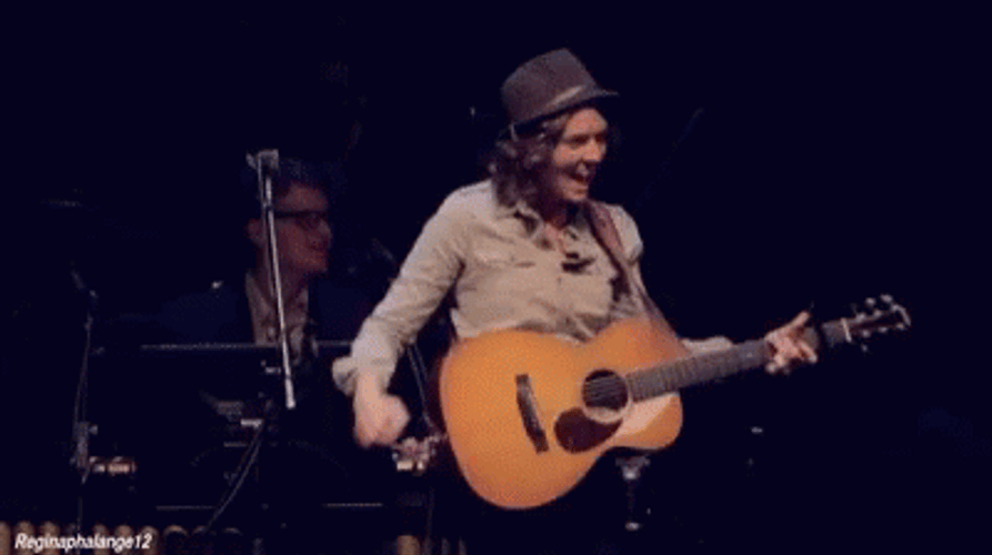 Brandi Carlile Playing Guitar Gun GIF