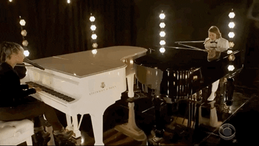 Brandi Carlile Playing With Alicia Keys GIF
