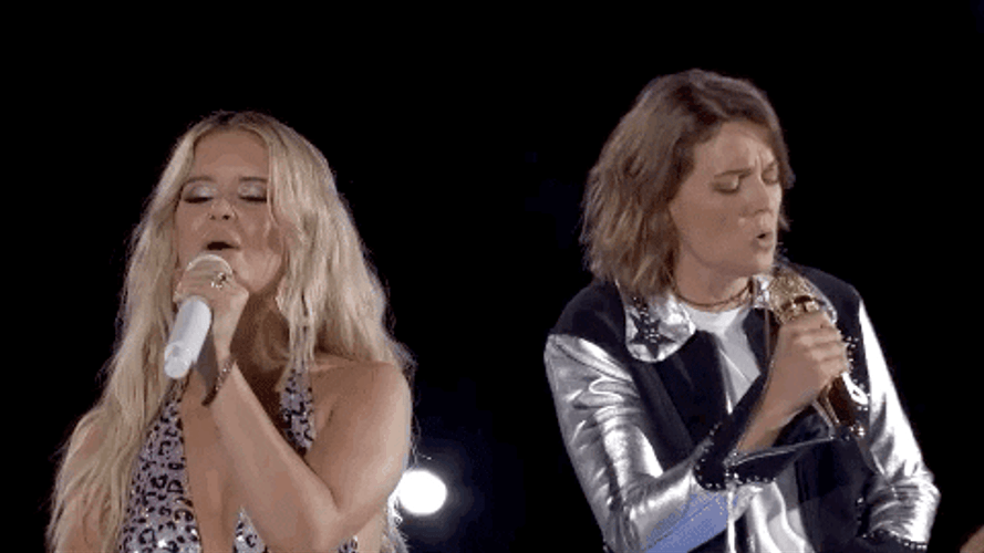 Brandi Carlile Singing With Maren Morris GIF