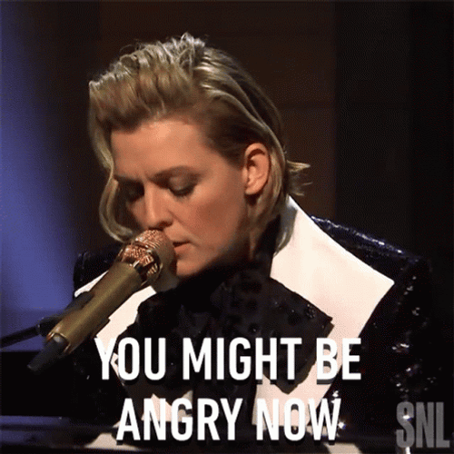 Brandi Carlisle You Might Be Angry GIF