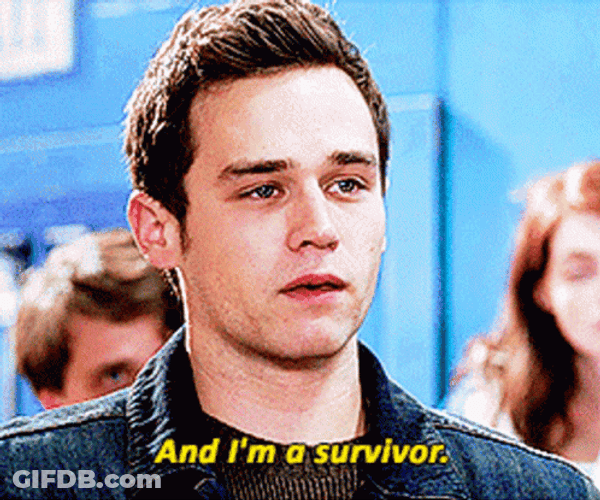 Brandon Flynn Im A Survivor GIF