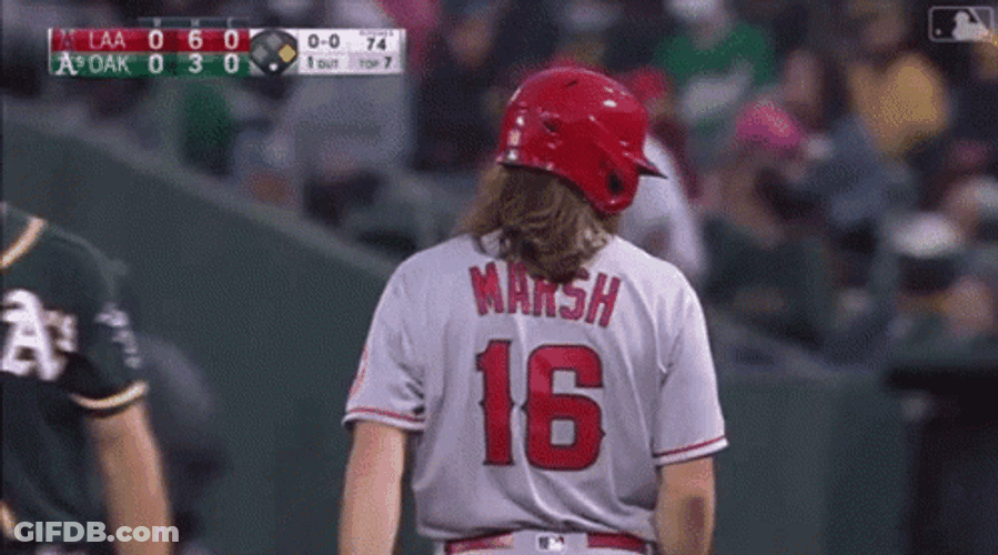 Brandon Marsh Fist Bump GIF