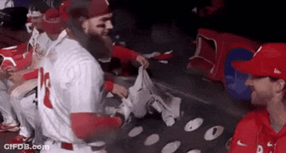 Brandon Marsh In The Huddle GIF