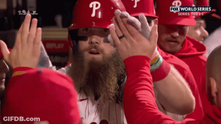 Brandon Marsh Motivate His Team GIF