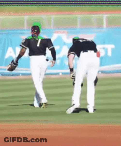 Brandon Marsh Pick His Cap GIF