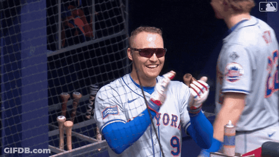Brandon Nimmo Being A Cheerer GIF