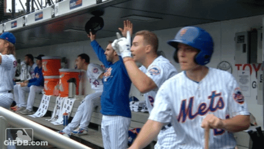 Brandon Nimmo Being Ecstatic GIF