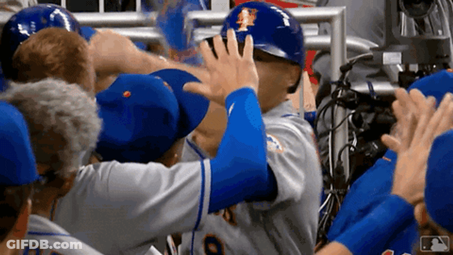 Brandon Nimmo Bursting Happiness GIF