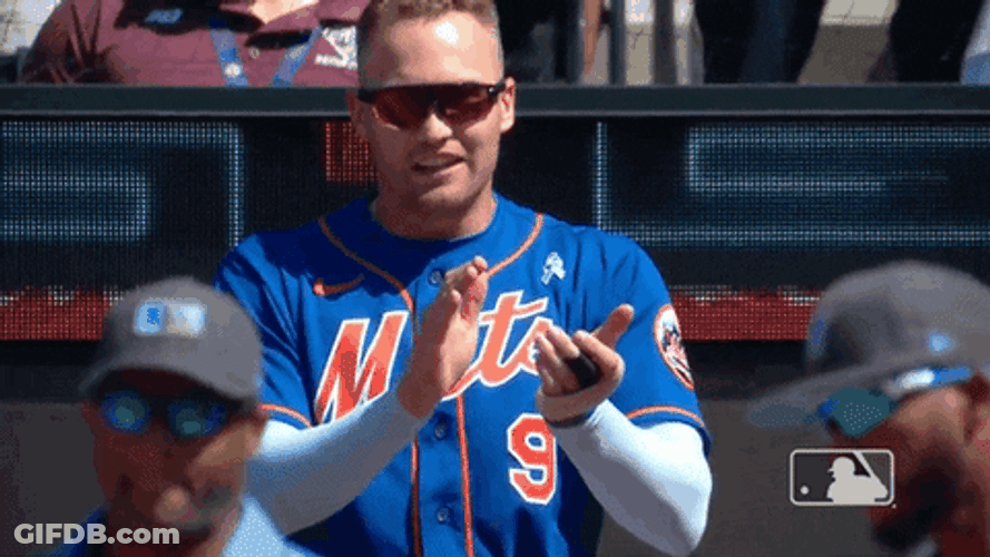 Brandon Nimmo Clap Of Satisfaction GIF