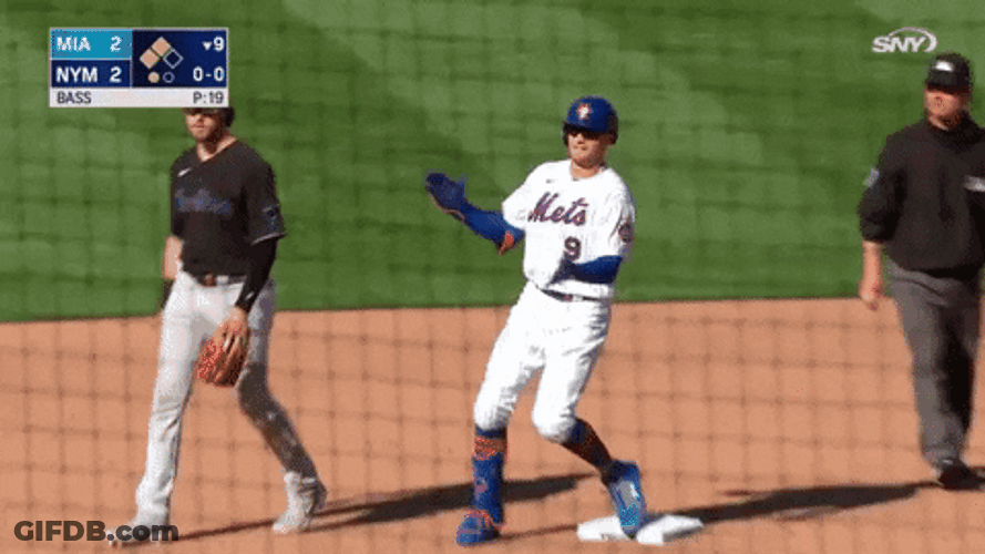 Brandon Nimmo Clapping For Victory GIF
