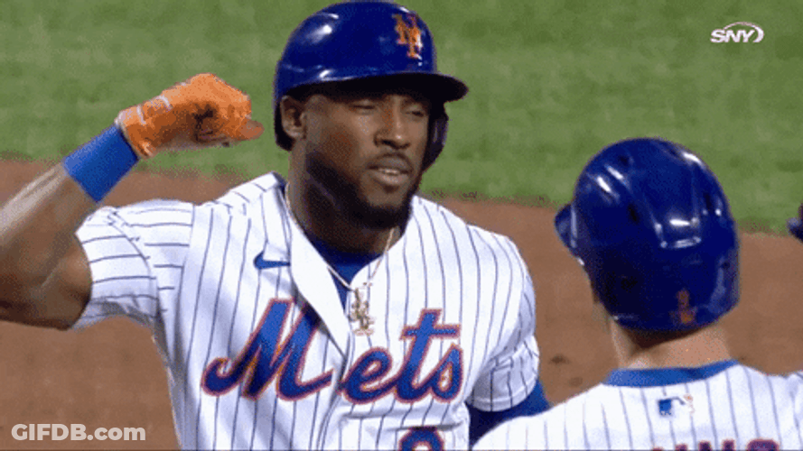 Brandon Nimmo Jersey Number Nine GIF