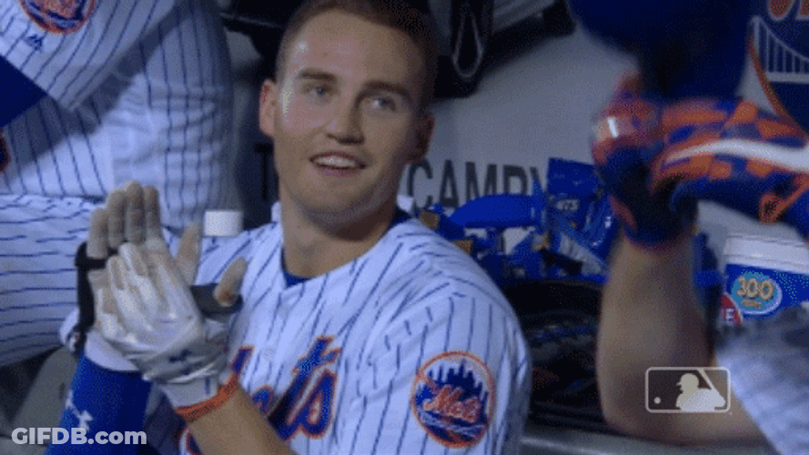 Brandon Nimmo Satisfied Clapping GIF