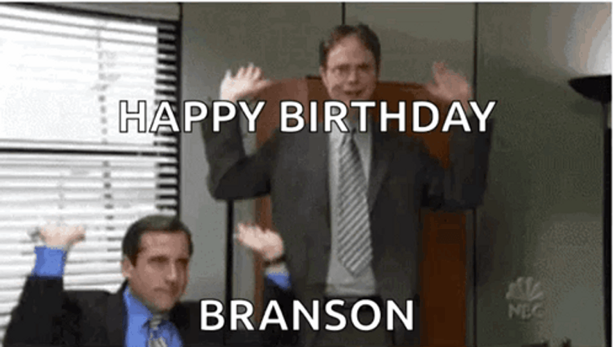 Branson Happy Birthday Office Greeting GIF