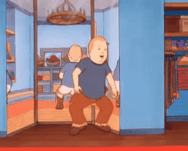 Bratty Bobby Hill Butt Reveal GIF