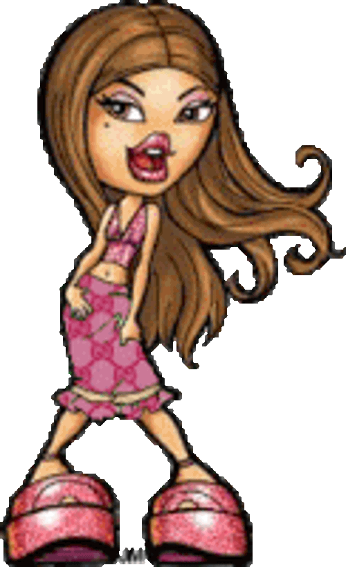 Bratz Glitter Sticker GIF