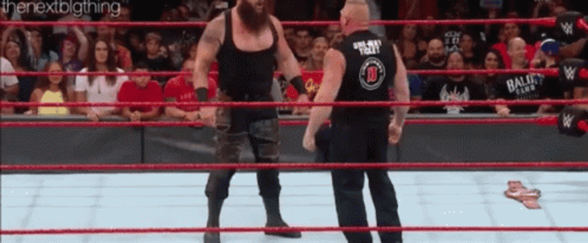 Braun Strowman Chokeslam Brock Lesnar GIF