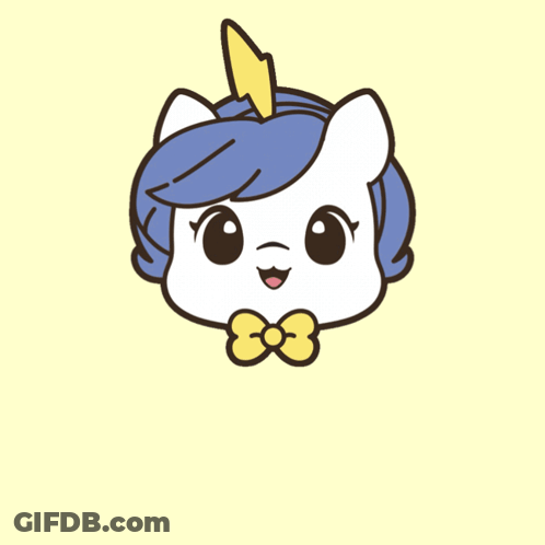 Brave Unicorn Drawing GIF