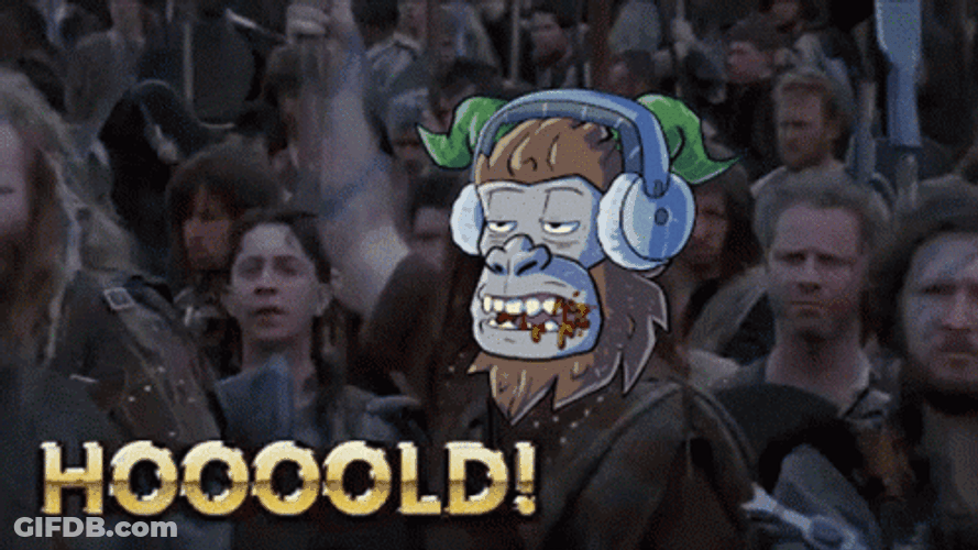 Braveheart Hold By Gorilla Zombie GIF