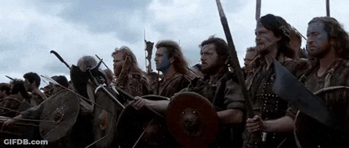 Braveheart Hold Moment By Poised Warriors GIF