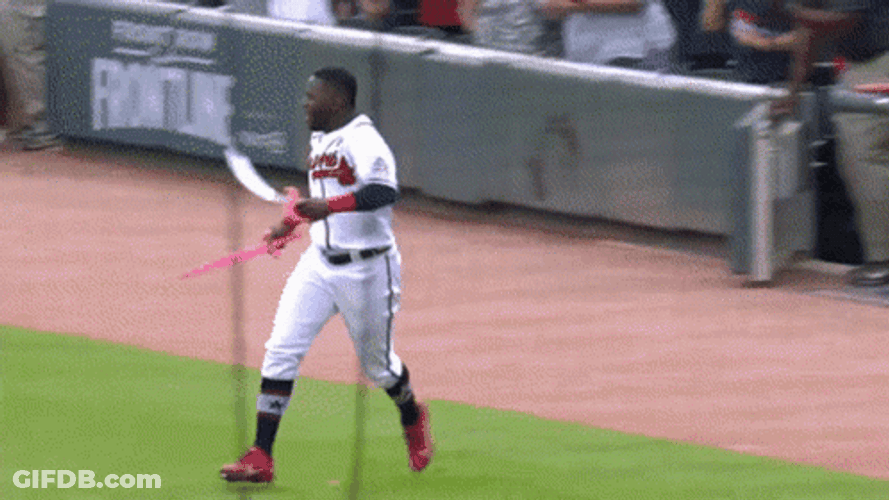 Braves Baseball Run GIF