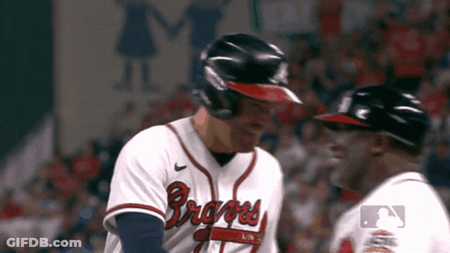 Braves Hands Up Champion GIF