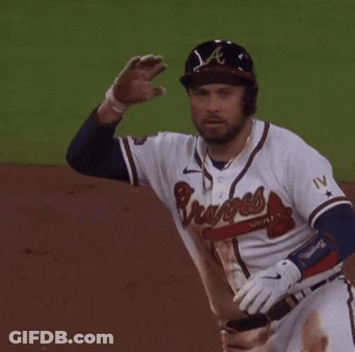 Braves Travis Darnaud GIF