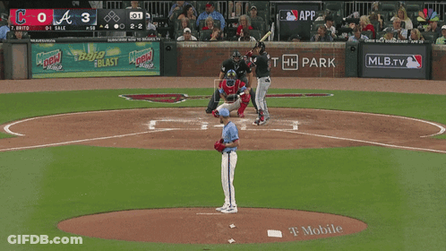 Braves Vs Cubs Baseball Game GIF