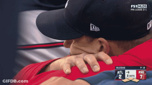 Braves Vs Phillies Baseball Game GIF
