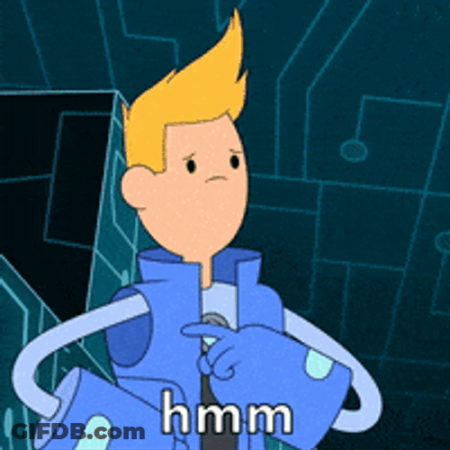 Bravest Warriors Chris Kirkman Thinking Hmm GIF