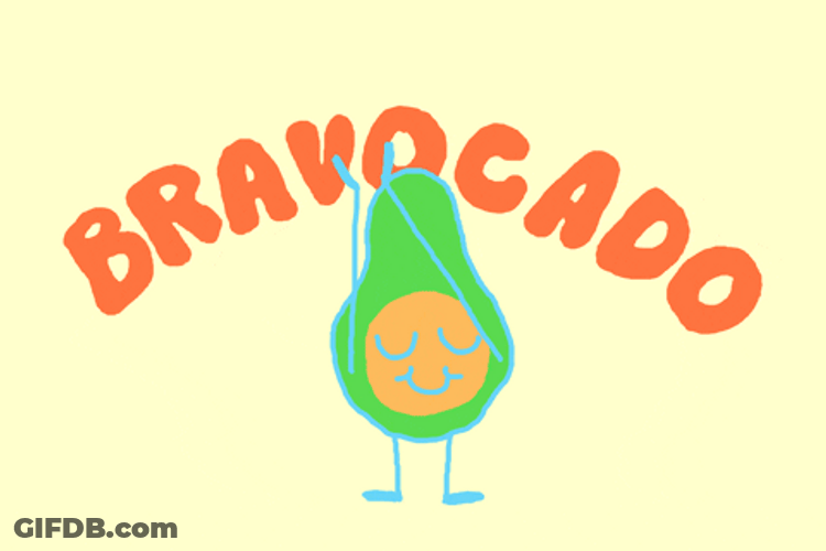 Bravo Bravocado Clap Art GIF